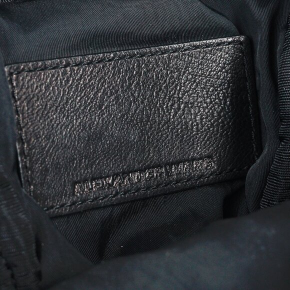 Alexander Wang Mini Brenda Black Leather Crossbody Bag - Picture 10 of 10